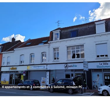 plandarchi Arras - 4 ap­par­te­ments et 2 com­mer­ces à Sa­lo­mé, mis­sion PC