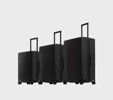 LEVEL8 Luggage Sets 3 Piece, 20 Inch Carry on, 24&28 Checked Hardshell Suitcases Set, Lightweight Lu
