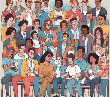 two women sitting on leather chairs in front of table