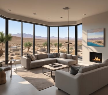 Beautiful scenic living room in Lake Havasu City, AZ