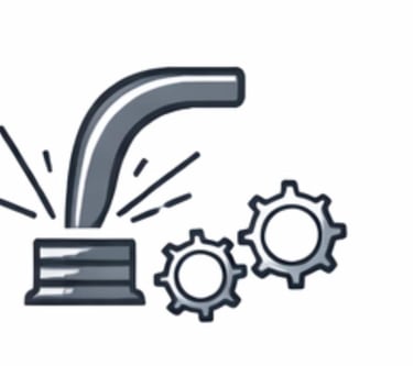 a phone with a broken phone in the middle of it