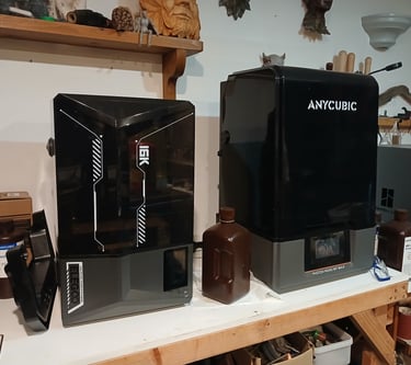 Resin 3D printing equipment used for high-detail 3D sculptural services