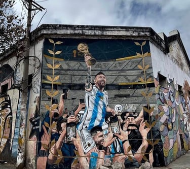 MURAL Lionel Messi