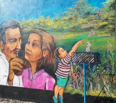 Mural La Boohemia.2018. Plaza "Artidorio Cresseri"