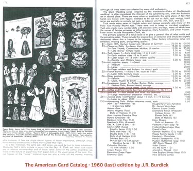 J.R. Burdick American Card Catalog Basketball Cards
