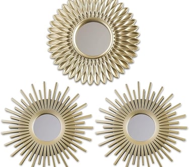 Wall Mirrors Pack of 3