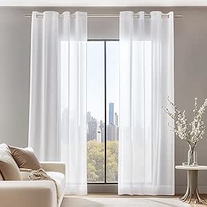 Sheer Curtains for Living Room
