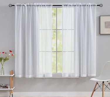 Sheer Curtains  for Bedroom
