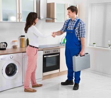 Zadowolony klient po naprawie pralki