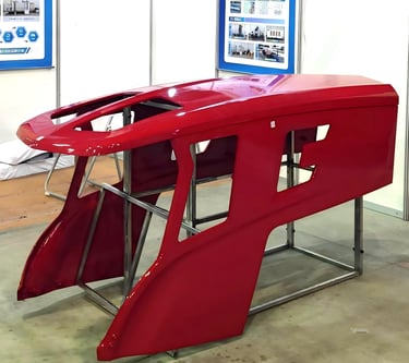 Casing, hoods and cab covers for agricultural machinery such as seeders, tractors and harvesters