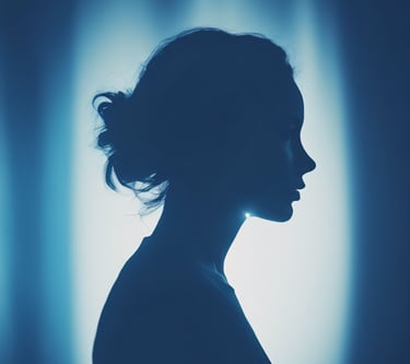 woman wearing black scoop-neck long-sleeved shirt