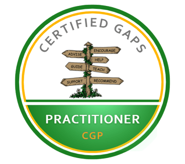 Certified Gaps Practitioner Graduate Logo for Johanna Aguirre, Bellingham WA
