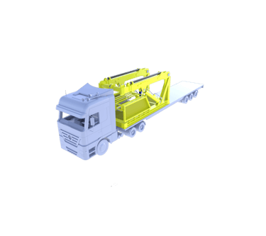 Transportable deployment frame 