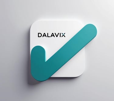 a white square button with a green tick ticker