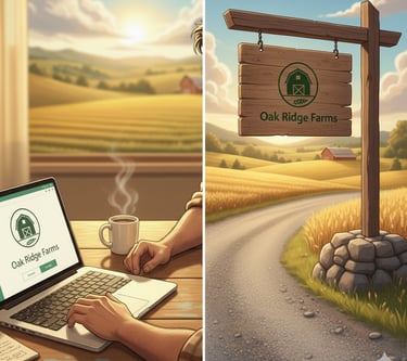 Your Farm Logo for your Website and all of your Ranch Marketing