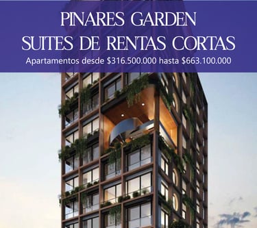 Proyecto Pinares Garden en Pereira, rentas cortas sobre planos ideales para invertir con alta demand