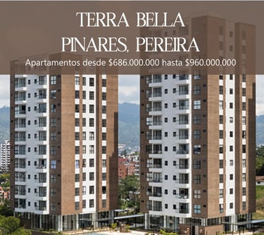 Proyecto Terra Bella en Pereira, apartamentos nuevos ideales para invertir o vivir con tranquilidad