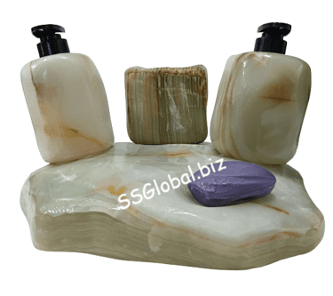 Marble-Bath-Set