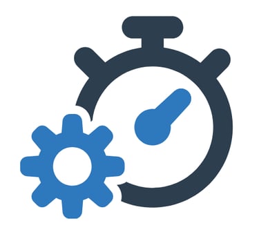 a clock with a gearwheel and a gearwheel