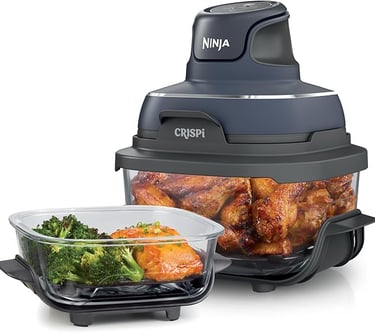 a bowl of food and a bowl of broccoli