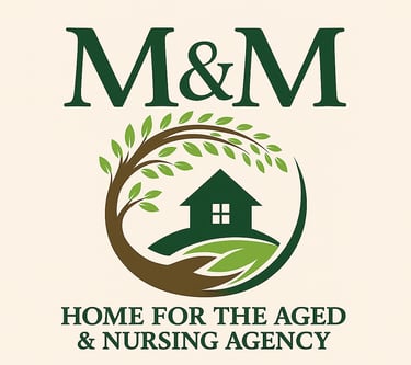 Logo For M&M Home For The Aged & Nursing Agency