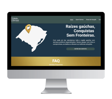 Site Poletto Mariani | Plurie Comunicação | Agência de Publicidade, Marketing e Gestão 