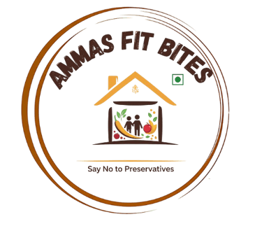 business logo of ammas fit bites