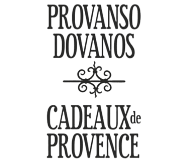 a sign that says, Provanso Dovanos - Cadeaux de Provence