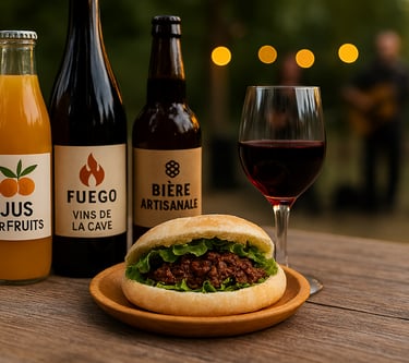 Boissons locales Fuego traiteur