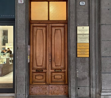 Porta d'ingresso Studio in Udine della dottoressa Alessandra Tomasin Psicologa