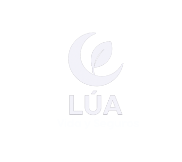 Logo blanco LÚA Vida y Seguros