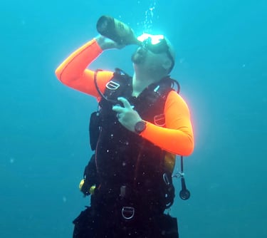 Gary 'The Gaffer' always enjoys a Red Horse