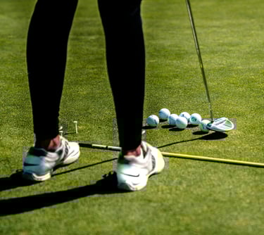 clase de golf putt