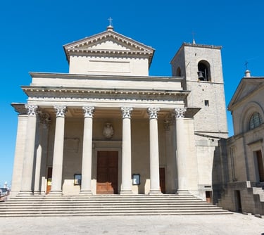 Basilica di San Marino, Monumento storico, Repubblica, Capitani Reggenti