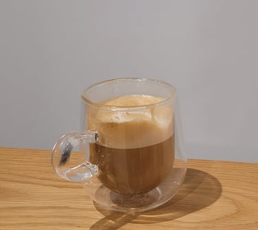 Coffee cup quarter drunk