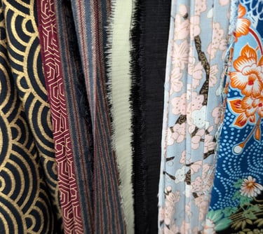 a variety of different colored fabrics and fabrics
