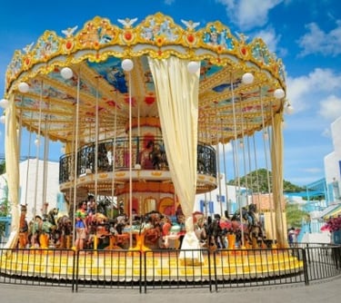 Fiabilandia la giostra dei cavalli, parco tematico Rimini