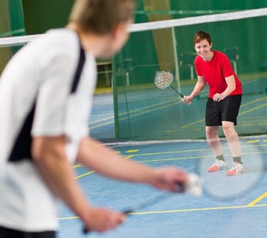 Badminton Kurs Turnier