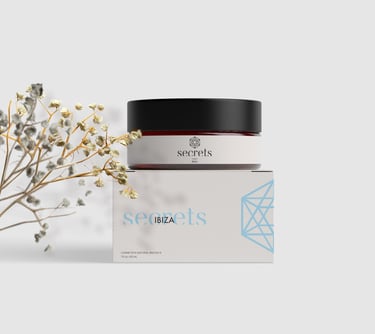 branding y packaging Secrets Ibiza