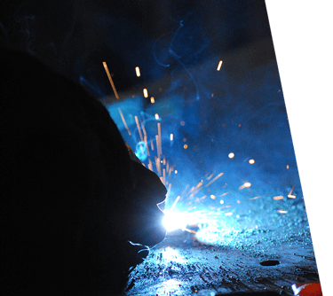 welding in a dark room