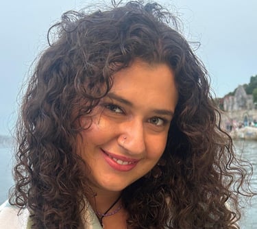 woman on water front