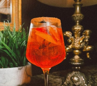Aperol in bar TwentyTwo