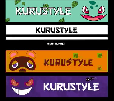 différents dessins avec le mot kurustyle