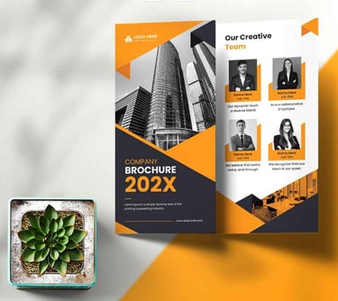 Custom printed Brochures and Pamphlets for events