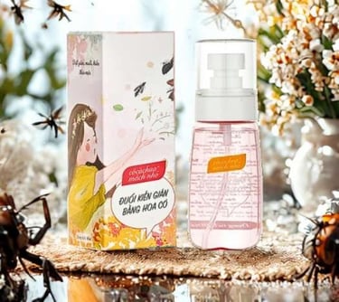 Xịt đuổi kiến gián bằng hoa cỏ 90ml