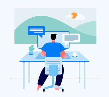 A professional is writing a personalised ATS friendly resume after doing 1-1 consultation