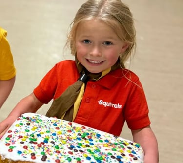 Big smile on a  25th Allerton Squirrel