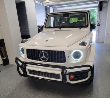 White G-Wagon Mobile Car Detailng Clearwater
