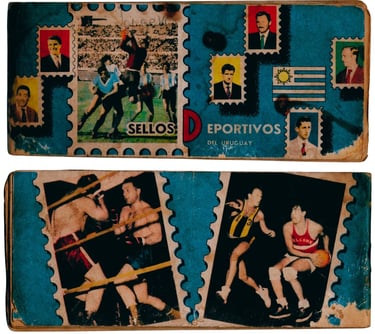 1959 Album Sellos Deportivos Sports Cards from Uruguay