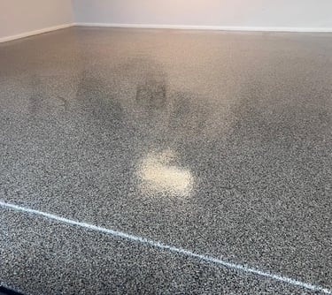 flake epoxy garage Melbourne